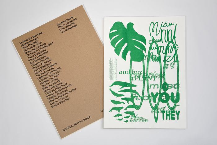 Elèves de 3e année, Workshop de Risographie